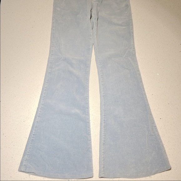 Vintage Flare low rise powder blue pants xs - Picture 2 of 7